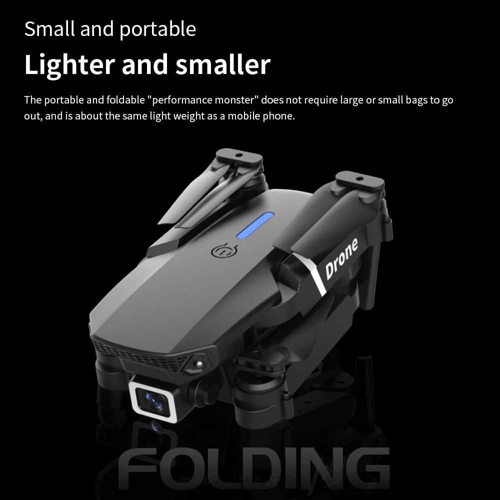 Portable E88 PRO Drone Foldabl - Eachine Drone E58 review and price