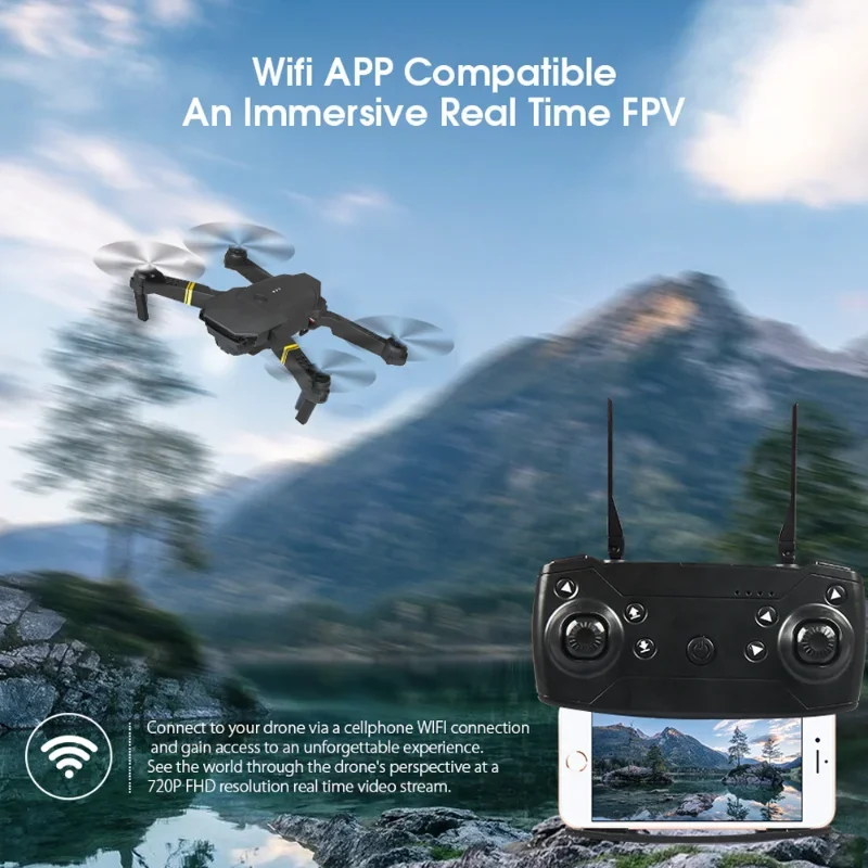 4K Eachine E58 Drone WIFI FPV  - Eachine Drone E58 review and price
