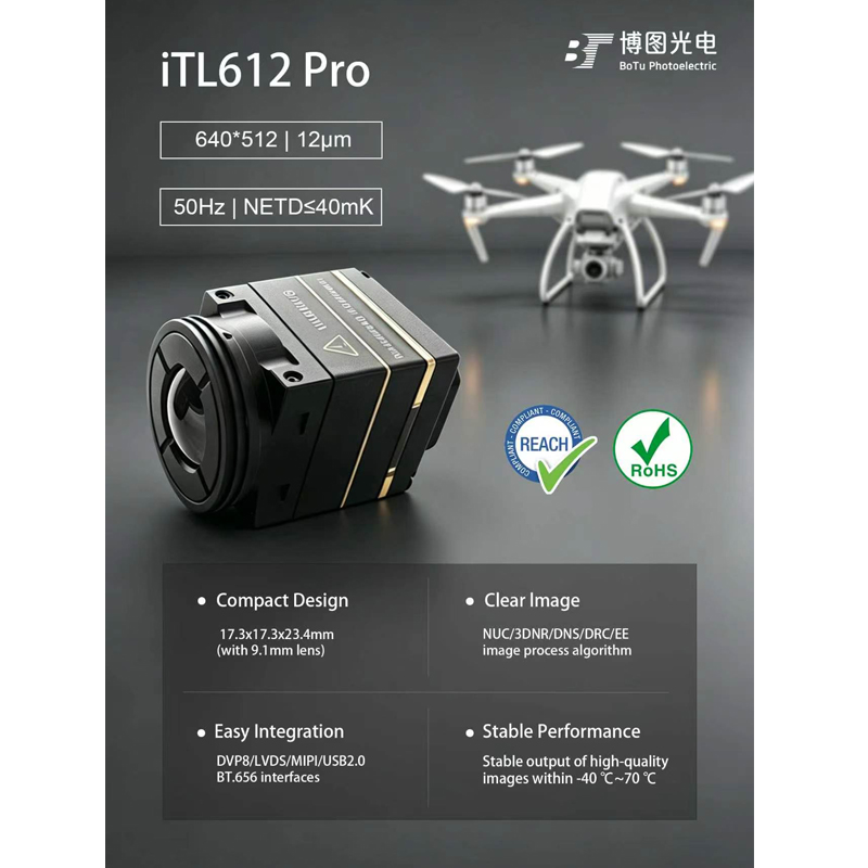 Itl612 CVBS Mini 640*512 9.1mm - Drone Camera Thermal review and price