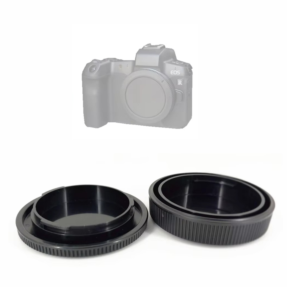 Rear Lens Dust Cap RF + Front  - Canon Camera Eos R8 review and price