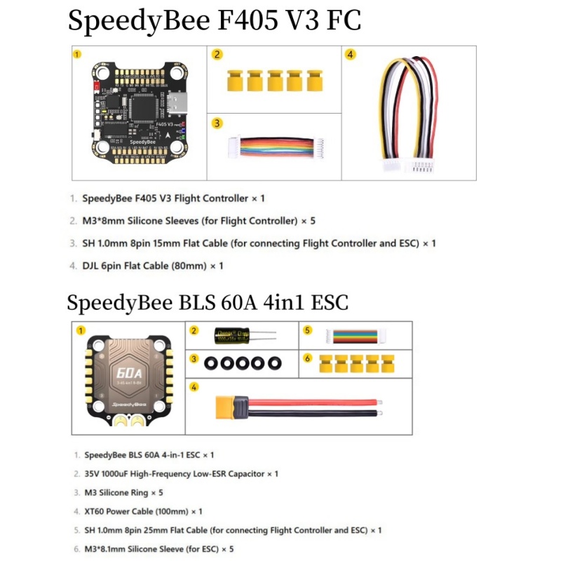 SpeedyBee F4 F405 V4 55A BLS 3 - Betaflight Fc F4 review and price