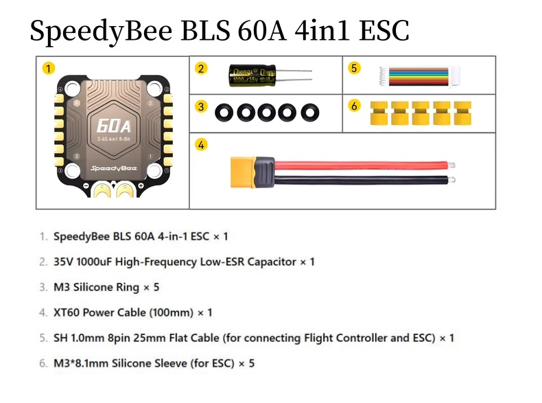 SpeedyBee F4 F405 V4 55A BLS 3 - Betaflight Fc F4 review and price