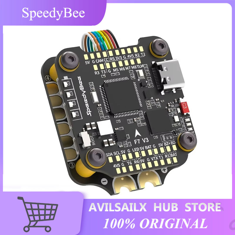 SpeedyBee F7 V3 BL32 50A 30x30 - Betaflight Fc F7 review and price